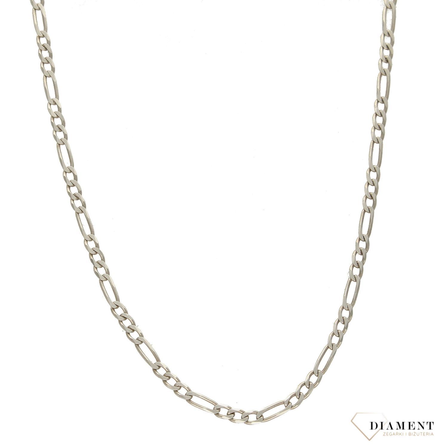 Łańcuszek srebrny 925 Figaro rodowana DIA-LAN-2091R-60-925 (2).jpg